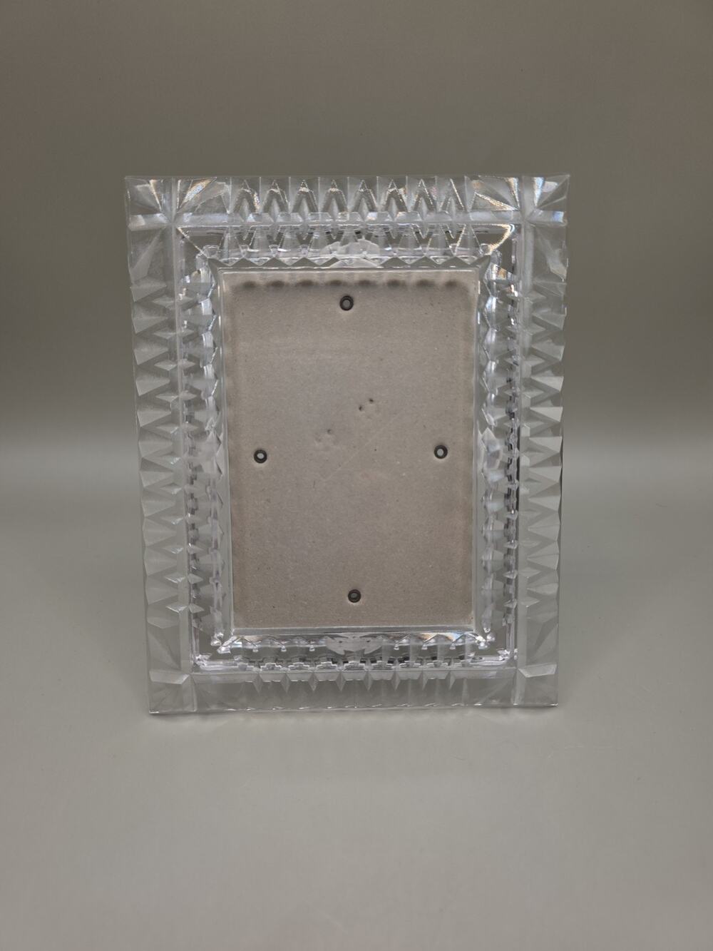 Vintage Shannon Crystal Mayfair Picture Frame 24% Lead Cut Glass Godinger 5×7